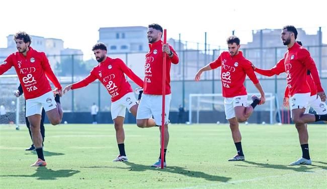 منتخب مصر يواصل تدريباته استعدادا لودية نيجيريا