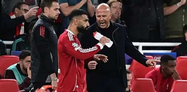 آرني سلوت يشيد بتألق محمد صلاح أمام برايتون