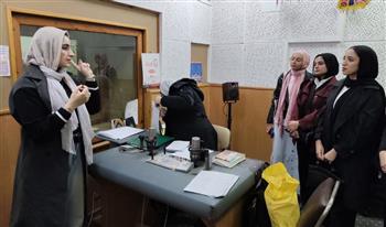   راديو جامعة قناة السويس ينظم جولة تدريبية لطلاب كورس المذيع المحترف