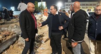   محافظ أسيوط يتفقد أعمال توسعة وتطوير شارع مصنع سيد بحي 