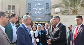   محافظ الجيزة: وحدة جديدة لعناية حديثي الولادة بمستشفى الشيخ زايد المركزي