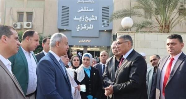 محافظ الجيزة: وحدة جديدة لعناية حديثي الولادة بمستشفى الشيخ زايد المركزي