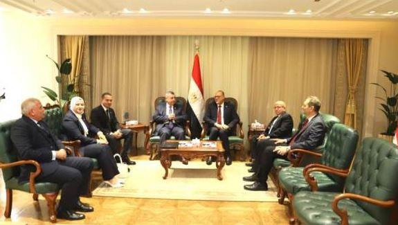 وزير العمل يبحث مع وفد هيئة مكتب لجنة الطاقة بالشيوخ سبل التعاون المشترك
