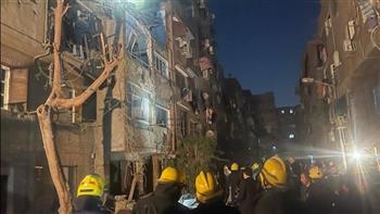   مصرع سيدة وإصابة شخصين في انهيار عقار بمنشأة ناصر