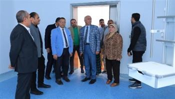 رئيس جامعة كفر الشيخ يتفقد المدينة الطبية ومستجدات العمل بمستشفى الطوارئ