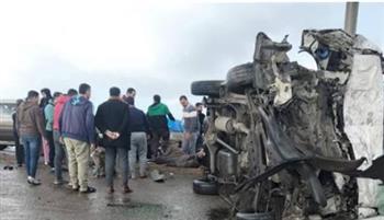   حادث بالطريق الدولي بكفر الشيخ يسفر عن إصابتين