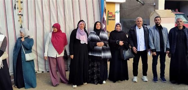 توافد الناخبين على لجان كفر شكر بالقليوبية في أول أيام إعادة المرحلة الثانية لانتخابات النواب