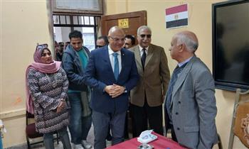 محافظ القليوبية يتفقد انتظام لجان "الإعادة : الوعي الشعبي مشرف