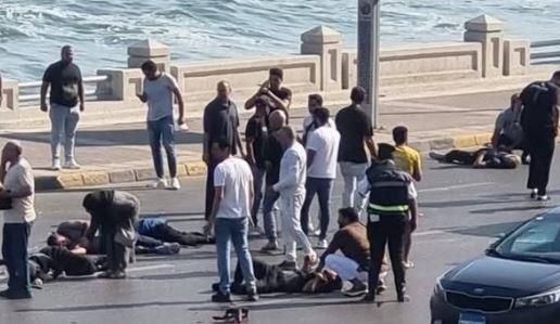 حادث مروع يؤدي بحياة شخص وإصابة آخرين على كورنيش الإسكندرية