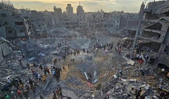   11 مصابا جراء قصف الاحتلال محيط مفترق السامر بمدينة غزة