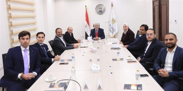 وزير التعليم العالي يبحث التعاون مع وفد جامعة سان أنطونيو في مورسيا (UCAM) بإسبانيا