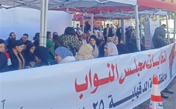 إقبال ملحوظ من مختلف الفئات العمرية والنساء في الدقهلية خلال جولة الإعادة