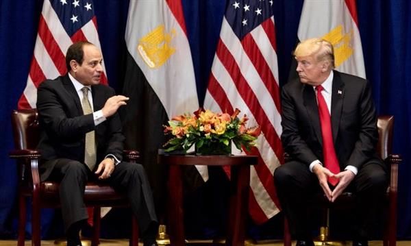 ترامب: الرئيس عبد الفتاح السيسي صديق لي وأرغب في استضافته