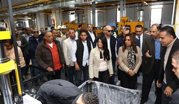   وزيرتا التخطيط والتنمية المحلية ومحافظ سوهاج يتفقدون المنطقة الصناعية غرب جرجا