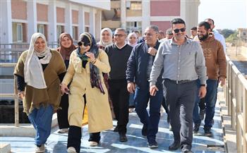   رئيس مياه القليوبية يتابع مشروعات "حياة كريمة" بشبين القناطر