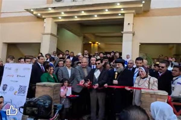 وزير الشباب والرياضة ومحافظ المنيا يفتتحان ملتقى التوظيف الخامس