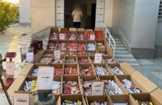 ضبط ورشة لتصنيع الألعاب النارية بالفيوم بداخلها 650 ألف قطعة