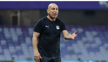   حسام حسن ومحمود تريزيجيه يحضران المؤتمر الصحفي لمباراة مصر وزيمبابوي