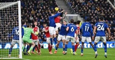 أرسنال يفوز 1-0 على ايفرتون ويعتلى صدارة الدورى الانجليزى