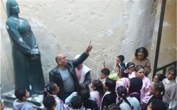   طلاب الدقهلية في جولة ثقافية داخل متحف المنصورة القو