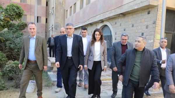 محافظ الجيزة يتفقد مدينة الطالبات بالعجوزة لمتابعة مستوى الخدمات