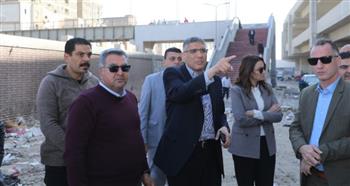   محافظ الجيزة يتفقد أعمال التطوير بالطرق والمناطق المحيطة مستشفى بولاق الدكرور
