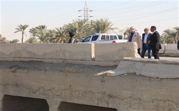   محافظ بني سويف يتفقد جاهزية مخر سيل سنور  