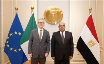   وزير العدل يستقبل السفير الايرلندي بالقاهرة
