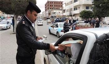   تحرير 881 مخالفة لعدم تركيب الملصق الإلكتروني خلال يوم واحد
