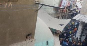  انهيار عقار 4 طوابق بإمبابة وإصابة 6 أشخاص | شاهد 