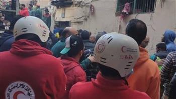 الهلال الأحمر المصري يواصل جهوده الإغاثية في انتشال ضحايا حادث عقار إمبابة