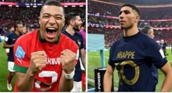   أشرف حكيمي يدعو مبابي وديمبيلي لمباراة المغرب ومالي