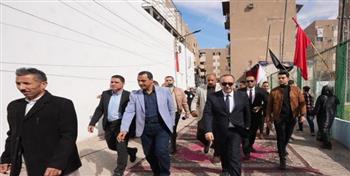   محافظ أسيوط يقوم بجولة ميدانية على لجان الإعادة بالدائرة الثالثة