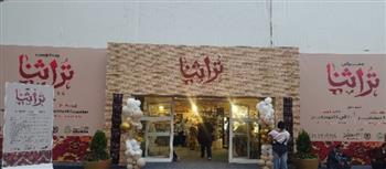   مشغولات سيناوية مميزة تُزين جناح الهلال الأحمر المصري بمعرض ديارنا الجونة
