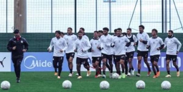 تحضيرات الفراعنة لمباراة أنجولا بكأس أمم أفريقيا