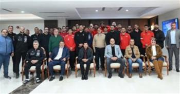   وزير الرياضة يلتقي منتخب مصر لليد استعدادًا لبطولة إسبانيا