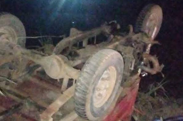 مصرع شخص وإصابة آخرين فى حادث تصادم سيارتين وتروسيكل بمنشأة القناطر