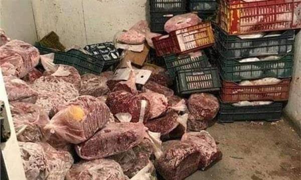 13 طنًا.. ضبط دواجن ولحوم غير صالحة للاستهلاك الآدمي في حملة تفتيشية بالعبور