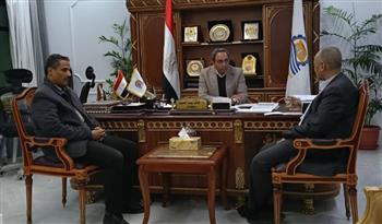   محافظ قنا يلتقي وكيل وزارة الكهرباء الجديد