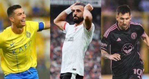 محمد صلاح ضمن أشهر لاعبي العالم 2025 مع ميسي ورونالدو