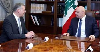   الرئيس اللبناني يستقبل المهندس كريم بدوى والوفد المرافق