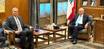   رئيس مجلس النواب اللبناني يستقبل المهندس كريم بدوي وزير البترول والثروة المعدنية