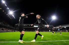 مانشستر سيتي يفلت من فولهام بانتصار ماراثونى 5-4 فى الدوري الإنجليزي