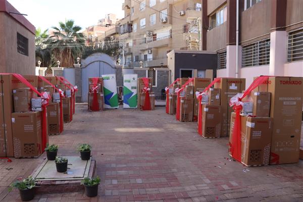 محافظ القليوبية يسلم 44 جهازا كهربائيا لـ فتيات مقبلات على الزواج