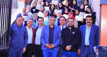   "الفرماوي " يشهد ختام التدريب العملي لطلاب كلية علوم الرياضة ببنها 