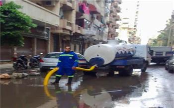 استمرار هطول الأمطار على الإسكندرية والمحافظة تعلن حالة الطوارئ