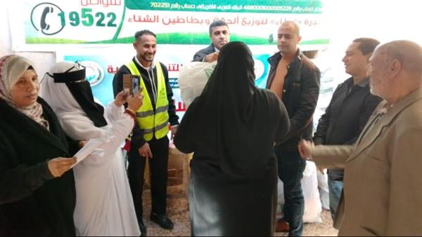 تضامن المنيا: مساعدات عينية من (بوابتك للخير) لدعم الفئات الأولى بالرعاية بقرى المحافظة
