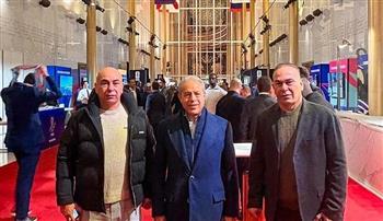   وصول حسام وإبراهيم حسن لحفل سحب قرعة كأس العالم 2026