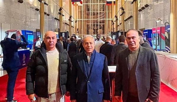 وصول حسام وإبراهيم حسن لحفل سحب قرعة كأس العالم 2026