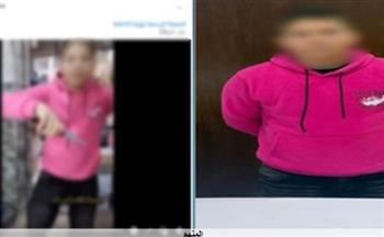   ضبط طالب ظهر في مقطع فيديو يستعرض بسـ لاح أبيض ويتوعد أحد الأشخاص بالقاهرة
